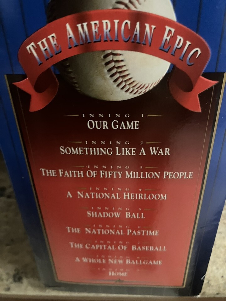 Ken burns baseball vhs eBay