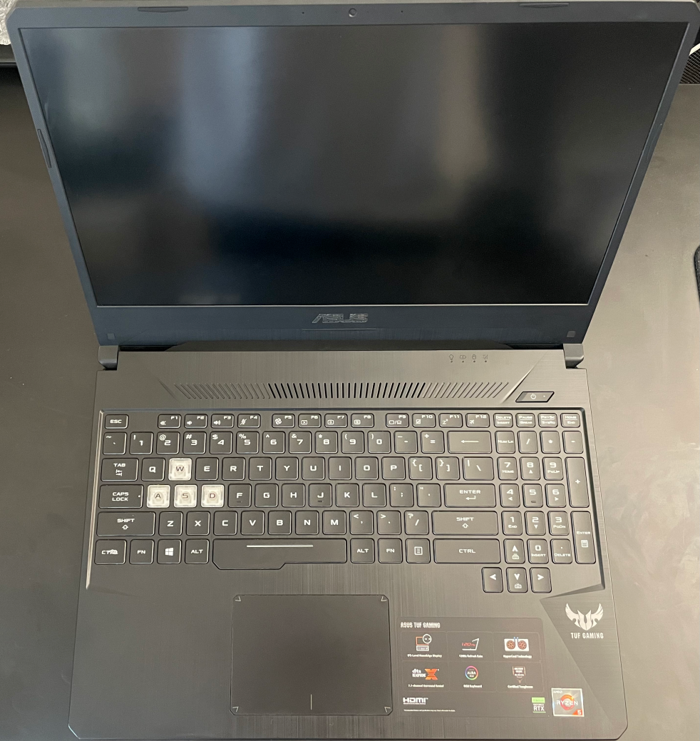 ASUS TUF Gaming Laptop RTX 2060 120HZ AMD Ryzen 16GB Ram
