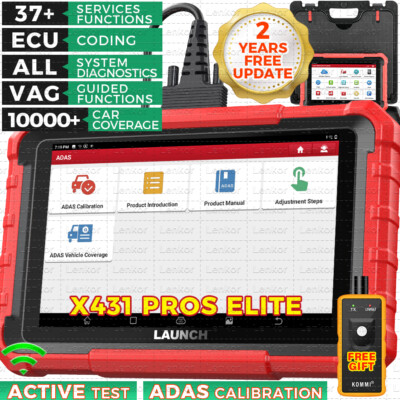 2025 LAUNCH X431 PRO Elite V + PRO5 OBD2 Scanner Car Diagnostic Tool Key Coding