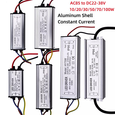 Led Driver Power Supply Dc20v Dc38v Transformer Ac110v Ac220v Waterproof Adapter