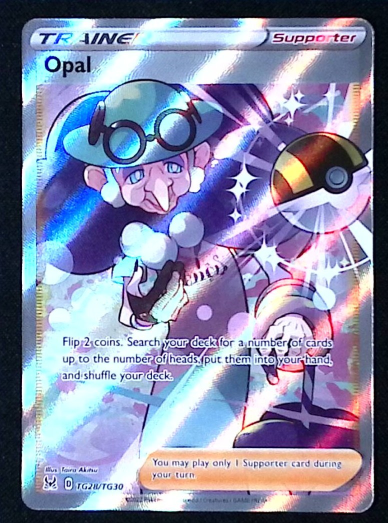 Opal TG28/TG30 - Pokemon Lost Origin Full Art Trainer - NM - Combined Ship