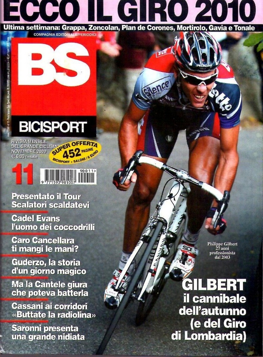 BICISPORT BS 2009/11 (rivista mensile di ciclismo, ottime