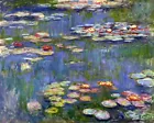 Waterlillies by Claude Monet oil painting Giclee Art Printed on canvas 16"X20"