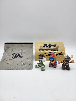  Tech Deck Dudes Magnetic Skater Bundle With Ramps X-Concepts RARE HTF!