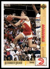 Alexander Volkov 1991-92 Upper Deck #411 Atlanta Hawks