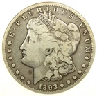 1893-CC Morgan Silver Dollar $1 Carson City Coin - Certified ANACS F12 (Fine)