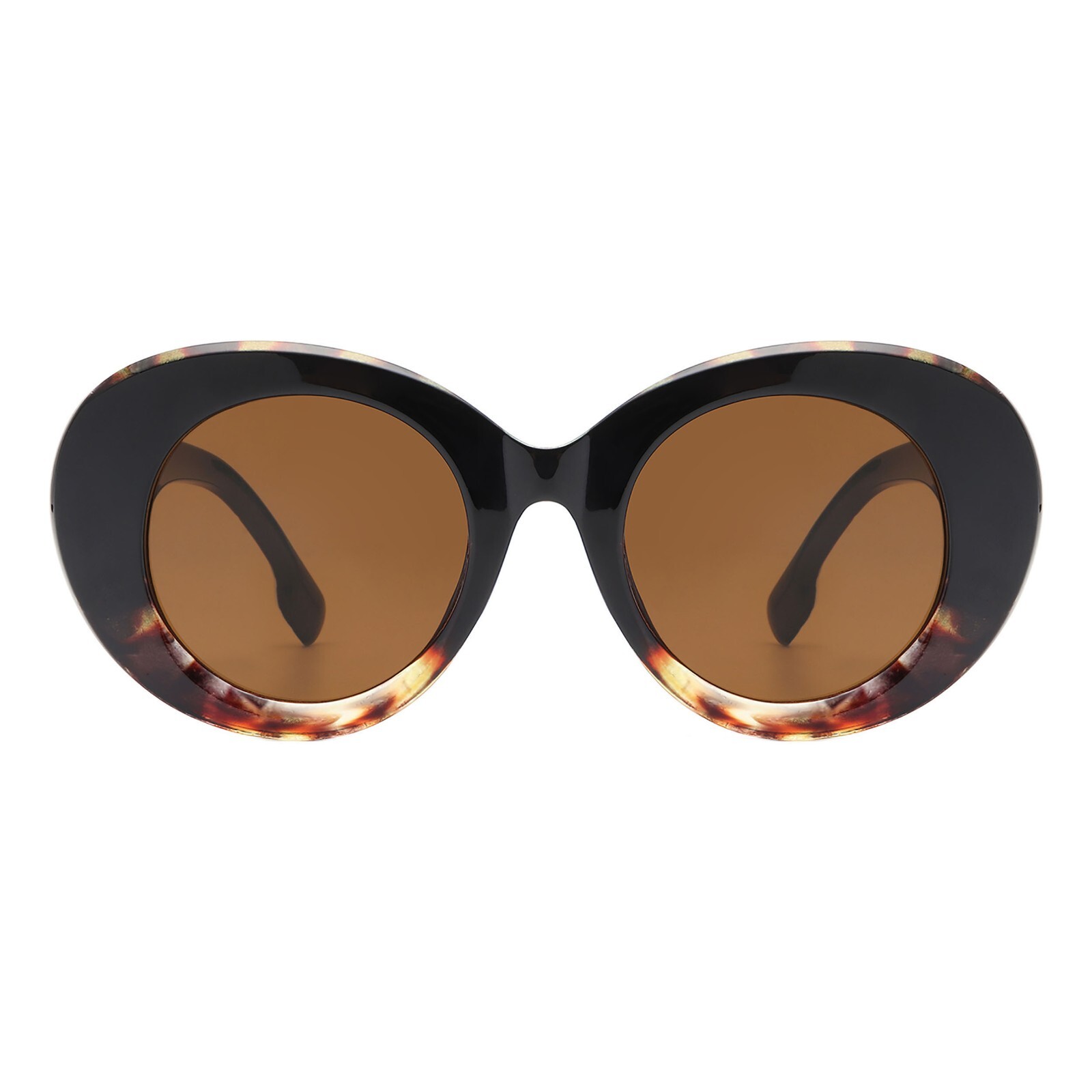 Women's Round Oval Sunglasses Oversized Designer Fashion Shades UV400