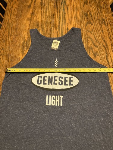 New W/ Tags GENESEE LIGHT Tank Top Sz XL Breweriana Rochester NY USA Made - Picture 8 of 9