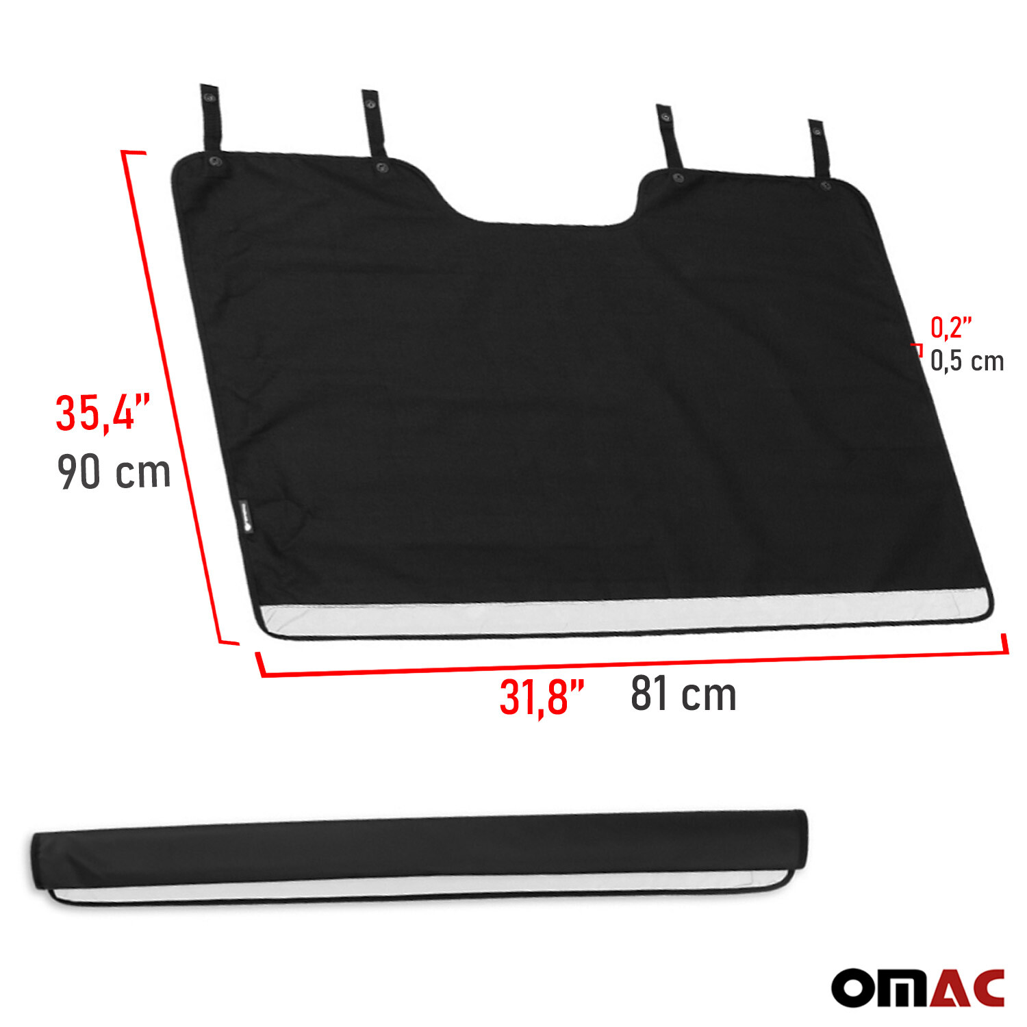 Rear Bumper Protector Mat Fabric Trunk Pet Cargo Liner For Hatchback