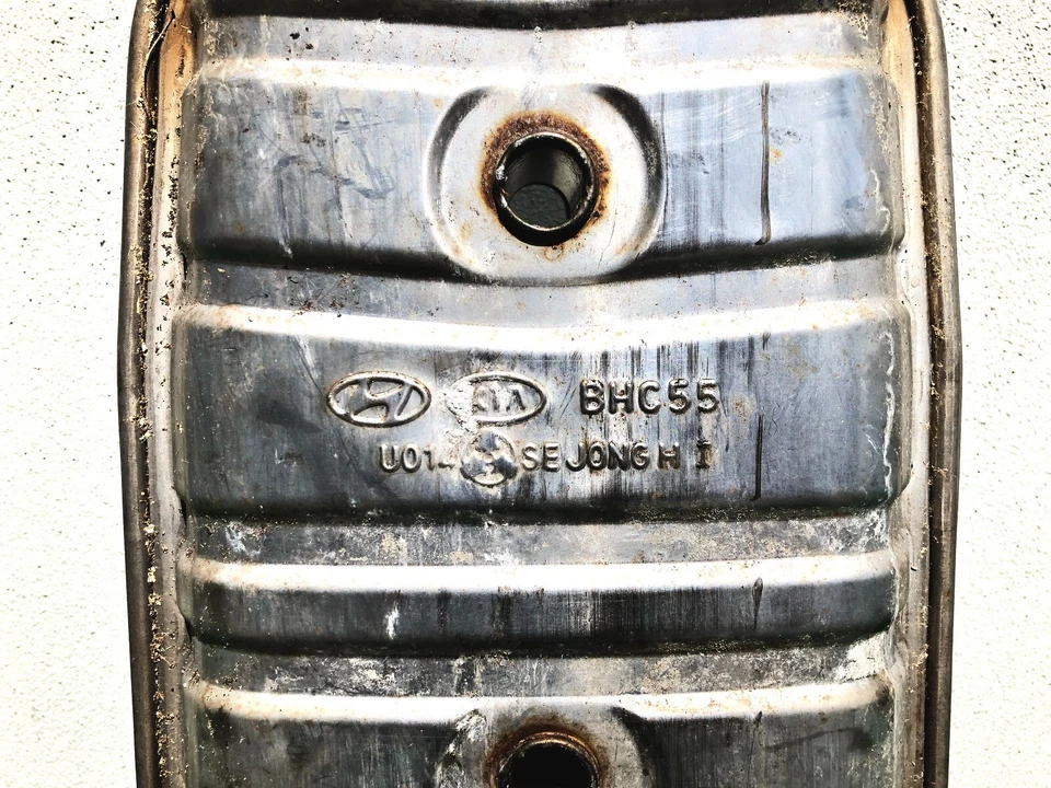 11-16 Hyundai Equus V8 5.0L Resonator Intermediate Exhaust Double Pipe OEM Foto 2 de 3