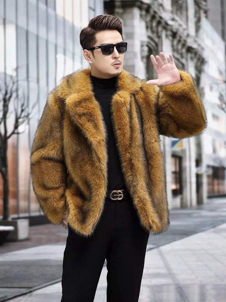 fur jacket men