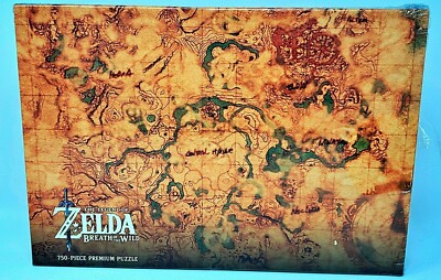 The Legend of Zelda: Breath of the Wild Hyrule World Map Puzzle