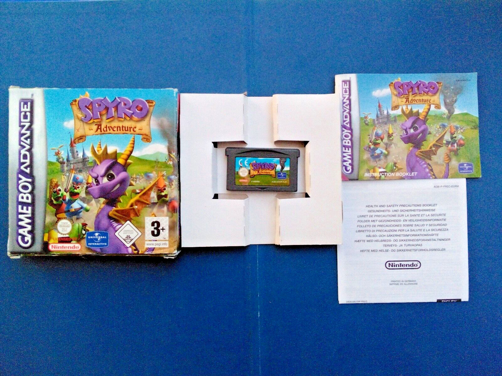 Spyro Adventure - Nintendo Game Boy Advance - GBA - PAL