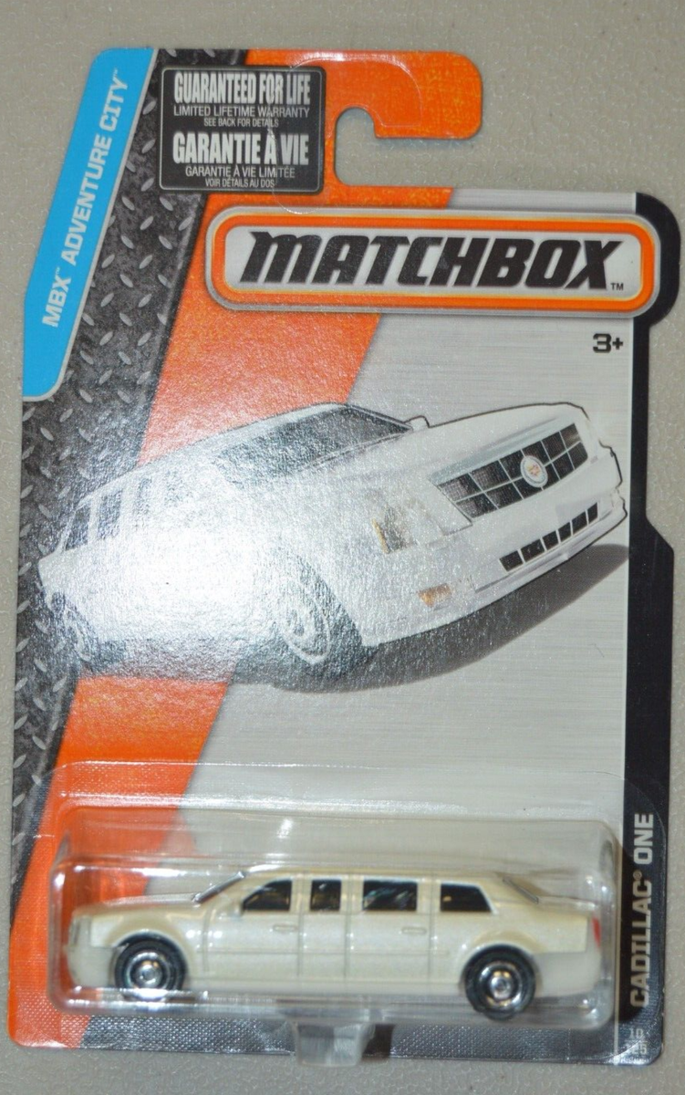 ミニカー michmach Matchbox Cadillac One Presidential Beast Limousine Limo White #10