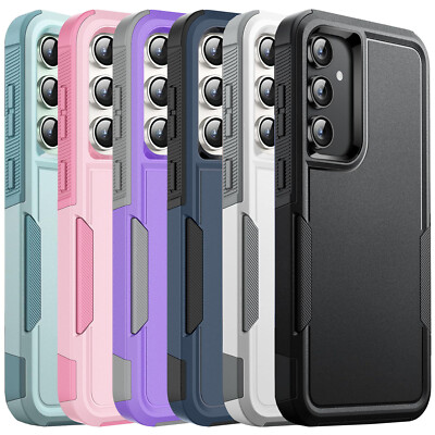 For Samsung Galaxy S25 Ultra S24 FE S23 Plus Case Phone Cover + Screen Protector