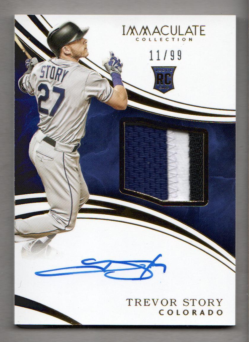 【BGS9 MINT】TREVOR STORY RC /99シリ AUTO BGS9] mc39 Bgs9 Mint Trevor Story Rc 99 Silly Auto | eBay