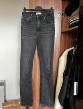Zara Black Jeans With Faded Marking. Worn Only Few Times. Stretchy.