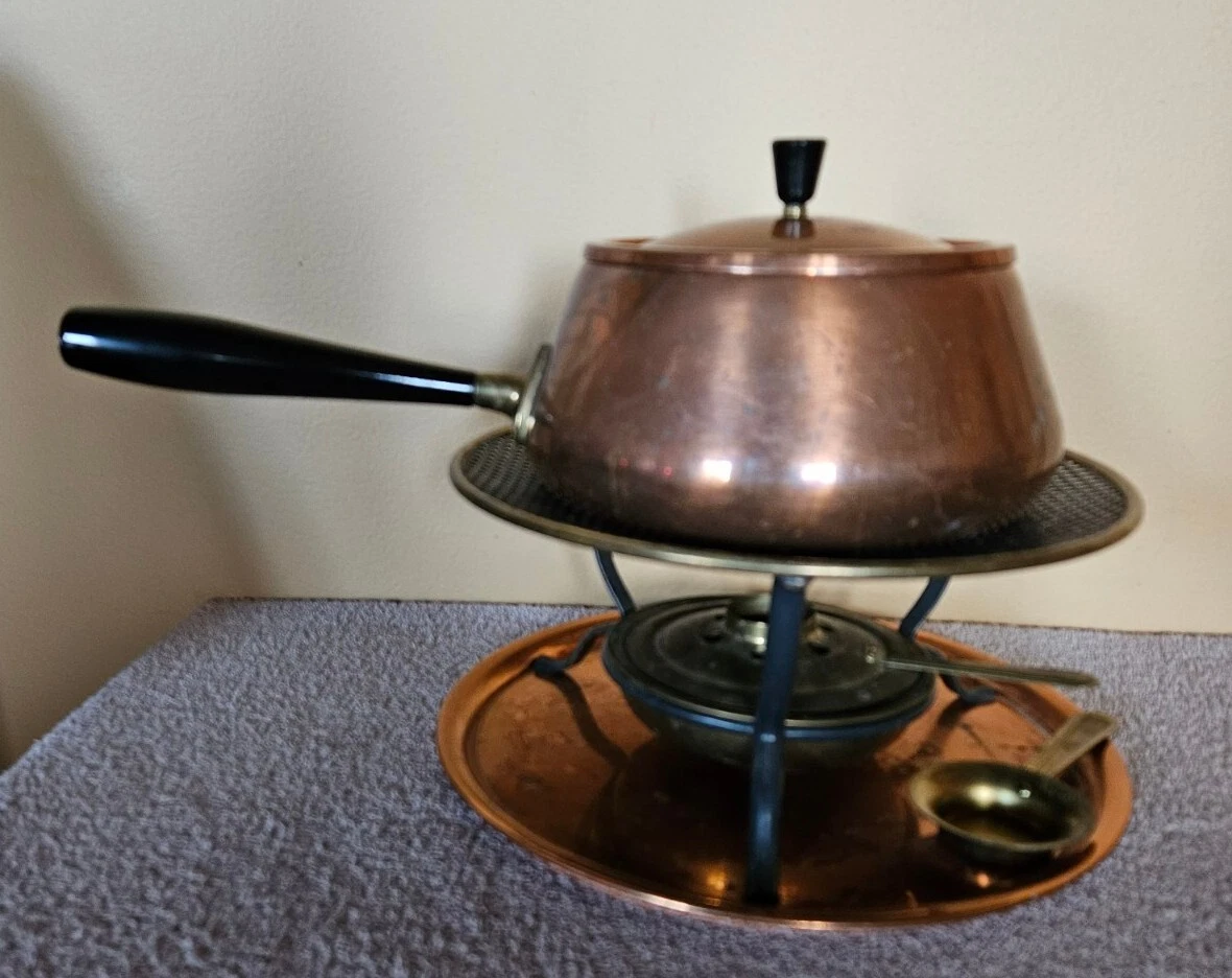 Vintage Mid Century Modern Spring Culinox Fondue Pot Set With Base Switzerland
Opens in a new window