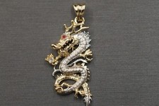 Dragon Pendant in 14k Yellow Gold for 