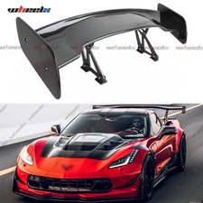 For Chevrolet Chevy Corvette C7 57 Adjustable Gt-style Rear Trunk Spoiler Wing