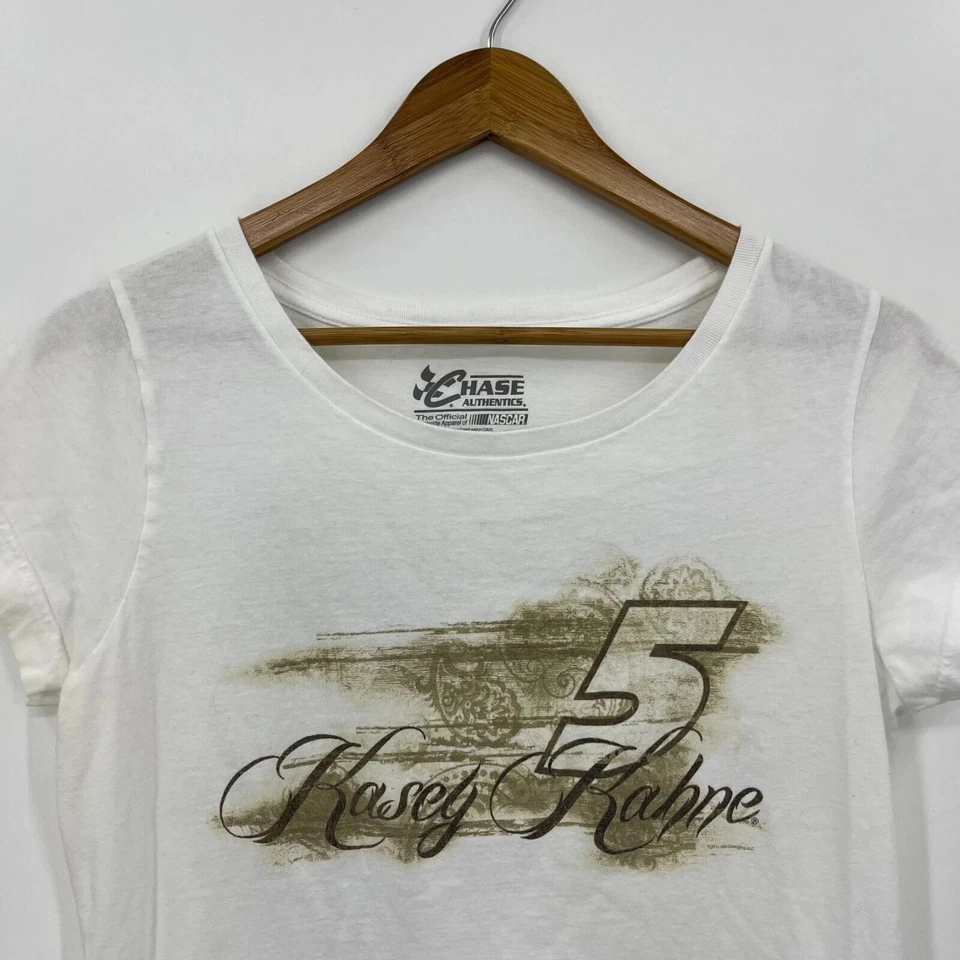 Женская футболка Chase Authentics размер L белая Kasey Kahne NASCAR Racing #5 - Изображение 2 из 4