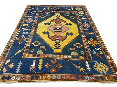 Antiker Teppich Aus Anatolien Top Qualität Und Design Handgeknüpft 300x230 - Bild 1 von 4