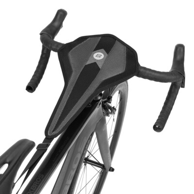 ROCKBROS Fahrrad Schweißfänger für Rollentrainer Anti-Schweiß Atmungsaktiv Grau