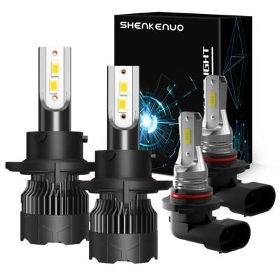 For Mitsubishi Eclipse 2008-2012 Combo LED Headlight + Fog Light White Bulbs Kit