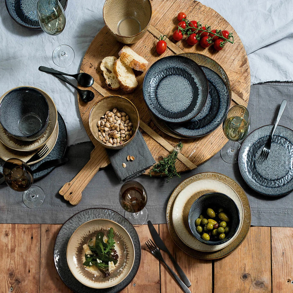 Leonardo Keramikteller MATERA Teller Speiseteller Keramik Anthrazit 27 cm 018565 - Bild 2 von 4