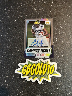 2021 Contenders Draft Nick Eubanks Campus Ticket Auto /99 RC