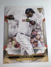 2019 Topps Triple Threads Jumbo 5x7 David Ortiz Red Sox 97 /49