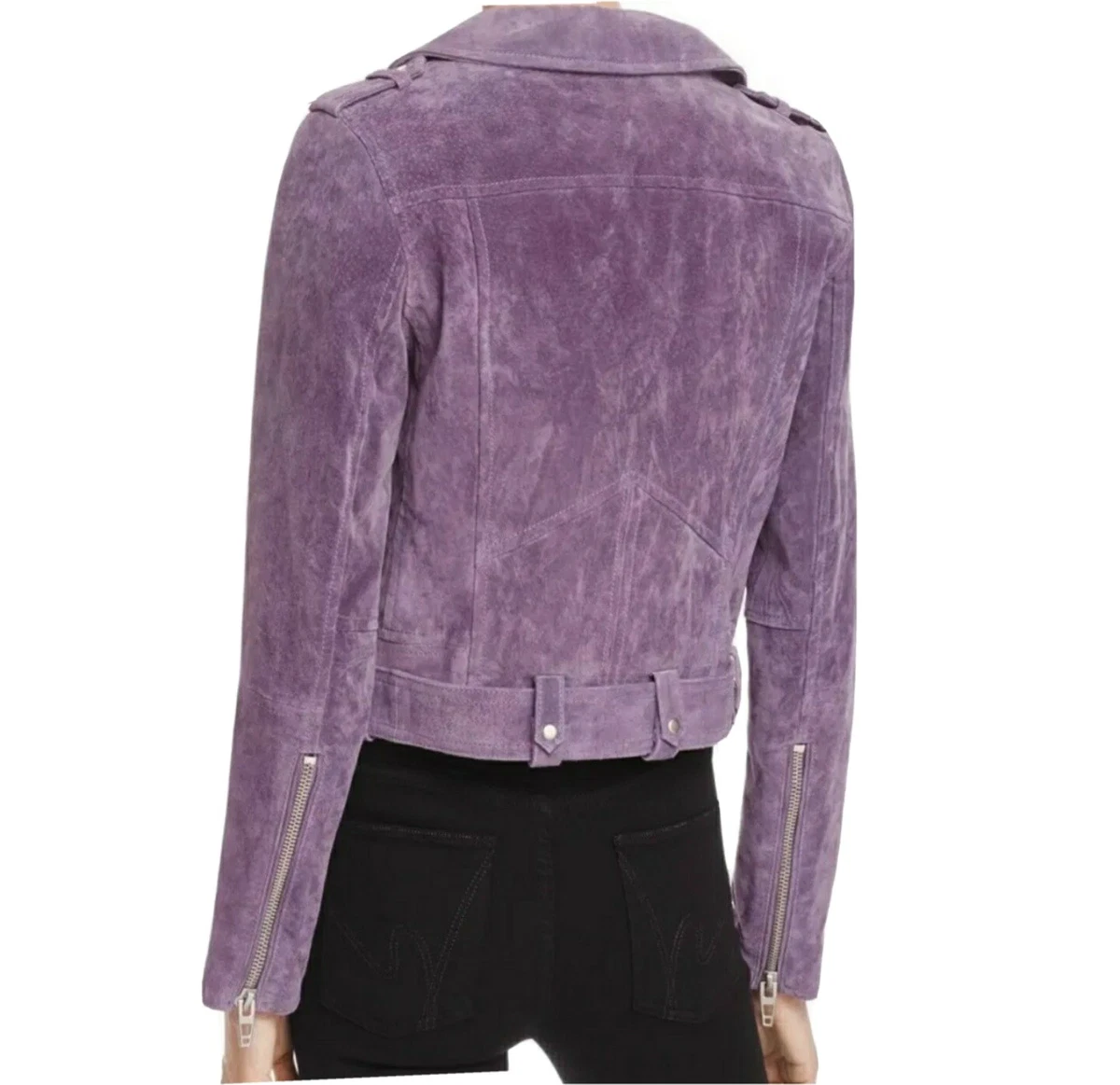 Mauve clearance suede jacket