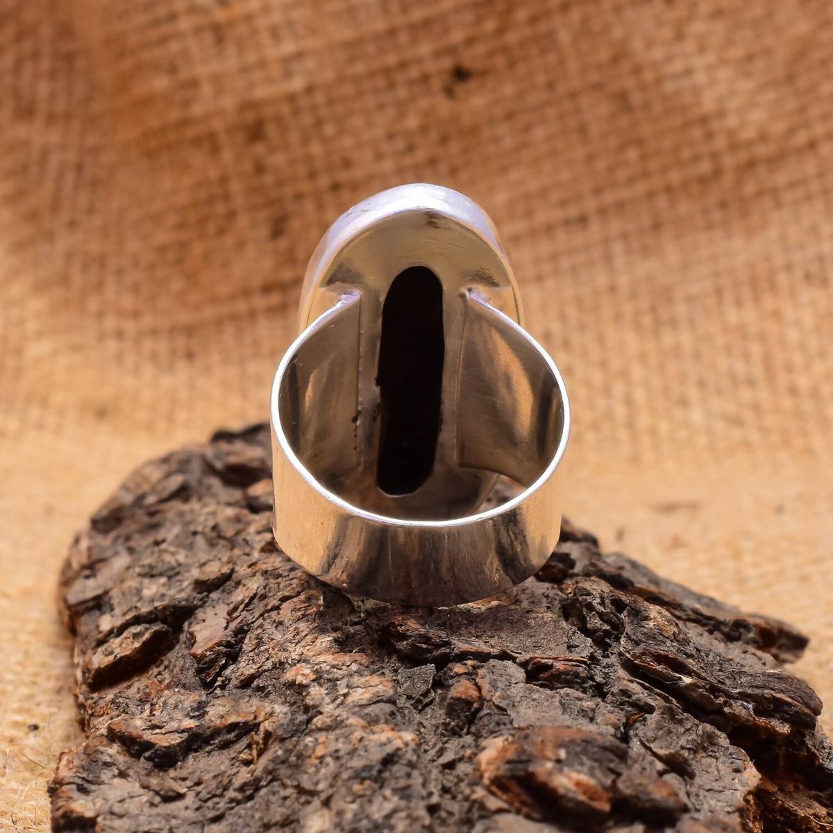Black Onyx 925 Sterling Silver Christmas gift Ring Jewelry