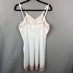 Slip Dress Womens 36 Blush Pink Lace ILGWU Feminine Victorian coquette vtg NEW