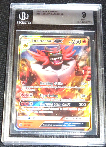 Incineroar-GX graded BGS 9 for sale on eBay