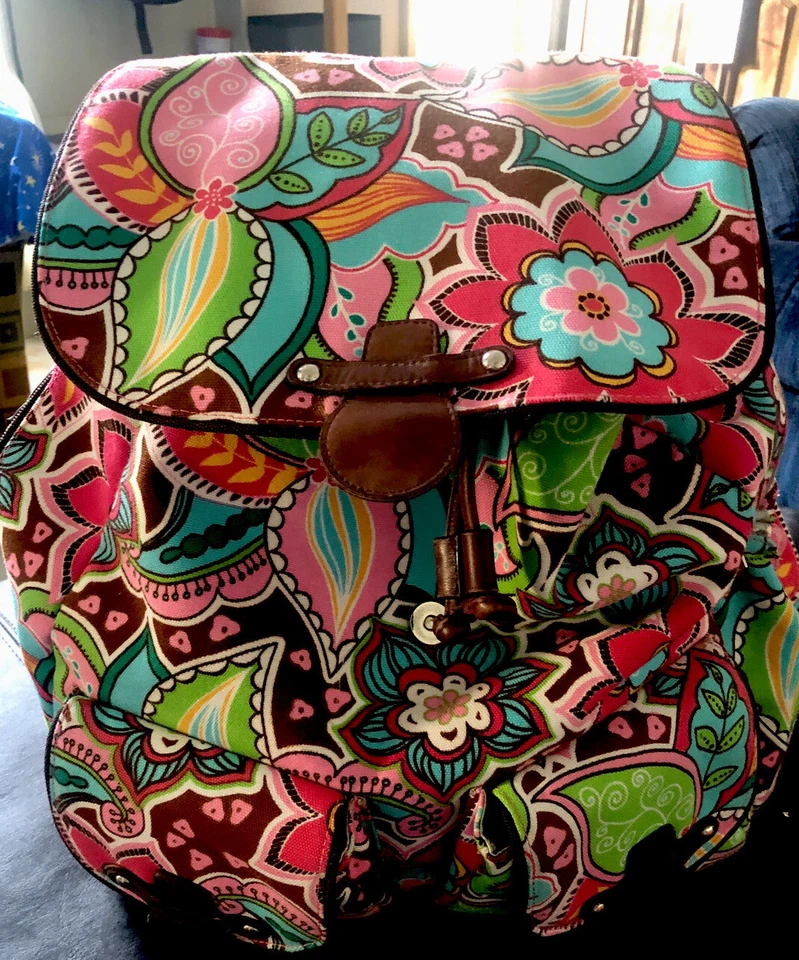 Mochila de pañales OIOI Australia Paisley Floral Foto 3 de 4