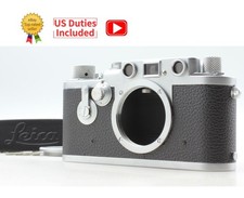 Red Dial Self Timer MINT w/ Strap Leica III F 35mm Film Camera From JAPAN