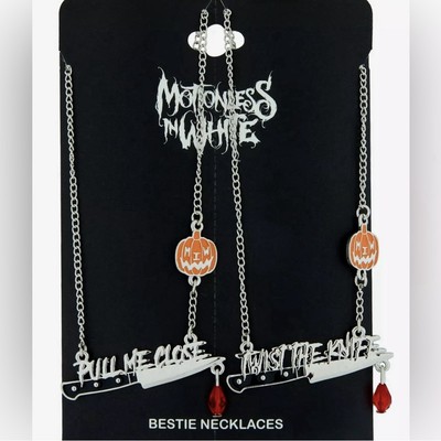 Motionless In White Knife Best Friend Necklace Set Hot Topic