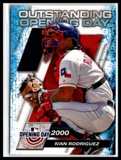 Ivan Rodriguez 2021 Topps Opening Day Outstanding Opening Day #OOD-1 Rangers