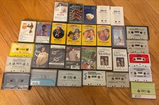 Lot of 30 Random Artist Audio Cassette Tapes - Some Brand New Sealed