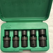 Sk Tools 5 Pc. 12 Drive Fractional Swivel Impact Socket Set Wcase