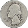 1937 Washington Silver Quarter DDO FS-101 AG Uncertified #252 Philadelphia Washington