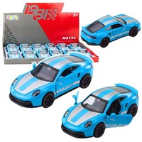 SamochóD WyśCigowy Metalowy Z NapęDem 1:43 Lean Toys