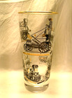 Libbey Train Steam Engine Locomotive Glasses Tumblers 16 Ounce Set of Seven (7) — photo 4