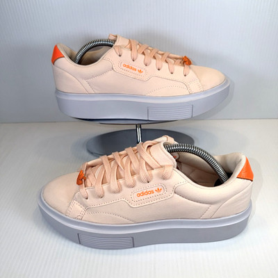 Adidas Originals Peach / Orange Super Sleek Platform Shoes Women's Size 6.5