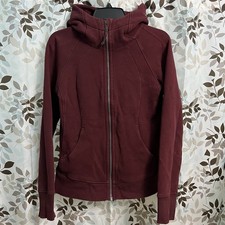Lululemon Scuba Hoodie Light Cotton Fleece Heathered Dark Adobe 6