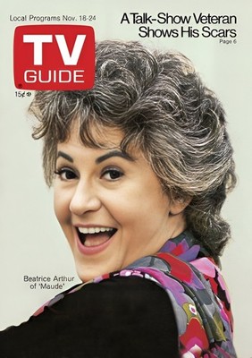 BEA ARTHUR in Maude - TV Show - 1972 Magazine Cover - 5 x 7 inch Photo
