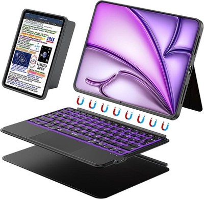WIWU 3 in 1 Premium Combo Case Tastatur Stift für iPad Air 13'' 2024/2025