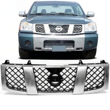 New For Front Grille Black And Chrome 2004-2007 Nissan Titan 4-door Ni1200210 New For Front Grille Black And Chrome 2004-2007 Nissan Titan 4-door Ni1200210