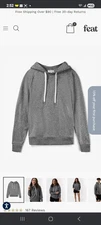 Feat Unisex FlowTech Hoodie Heather Gray Size Small – NWT Performance Sweatshirt